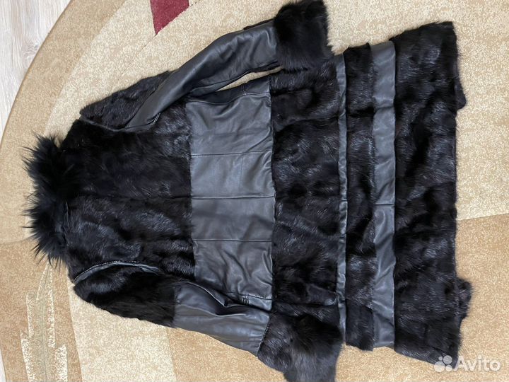 Шуба комбинированная