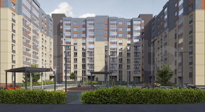 2-к. квартира, 55,4 м², 7/10 эт.