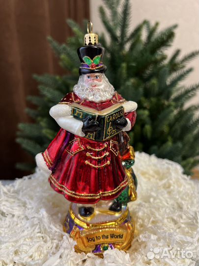 Ёлочная игрушка Дед Мороз (Санта Клаус) Польша