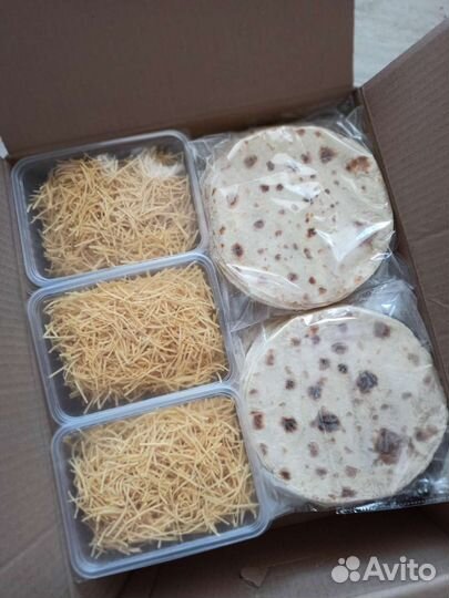 Кыстыбый Домашняя лапша Даргинский слоёный хинкал