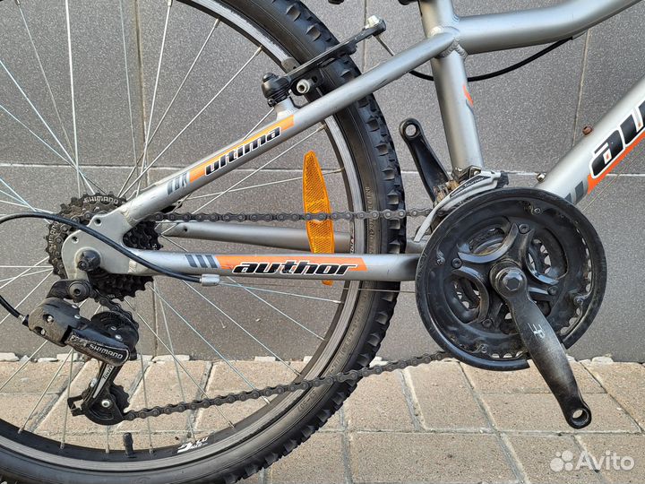 Подростковый велосипед Author колеса 24