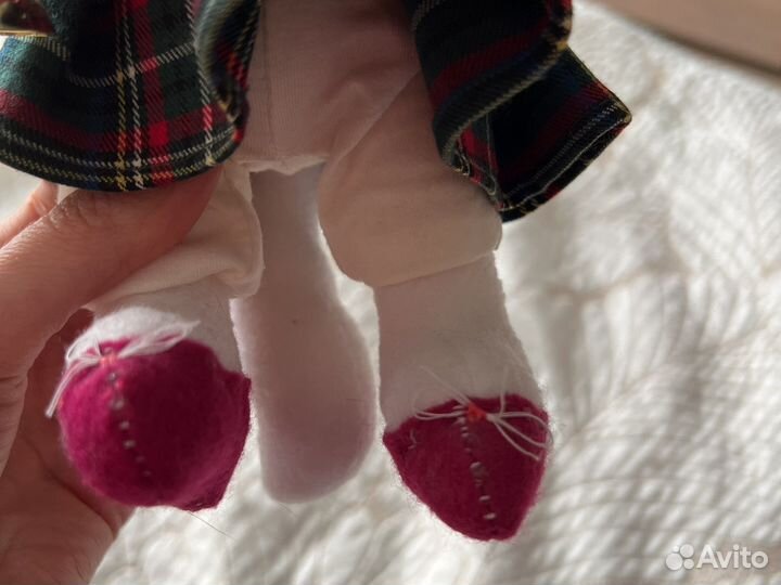 Кукла тильда кошка первоклашка