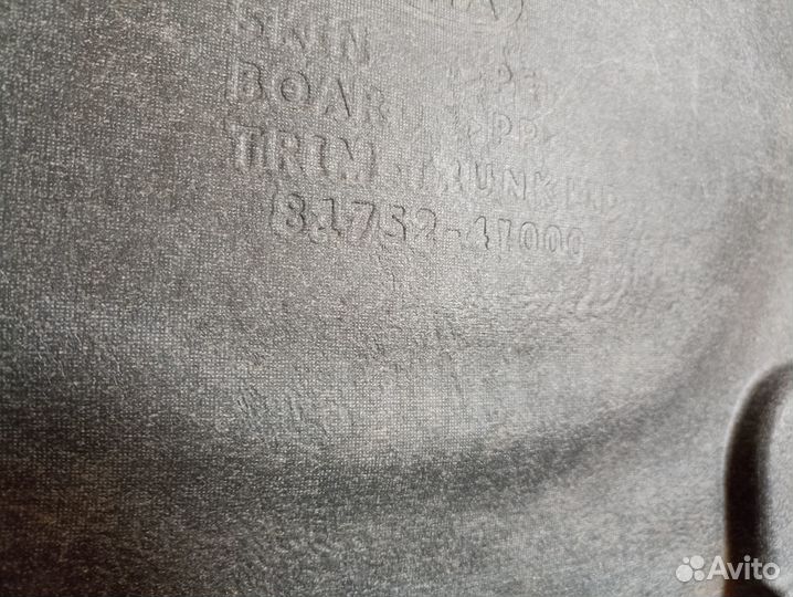 Kia RIO 3 Обшивка крышки багажника Седан