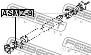 Крестовина карданного вала 26.5x48 / 71 mazda mpv 99