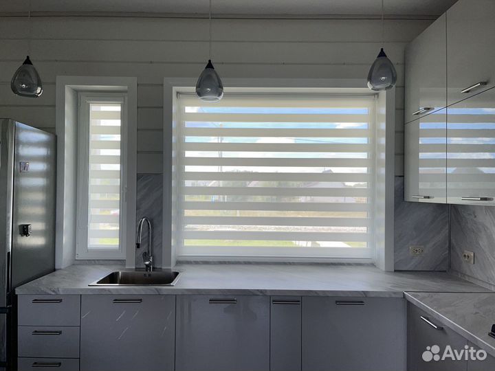 Рулонные шторы день-ночь