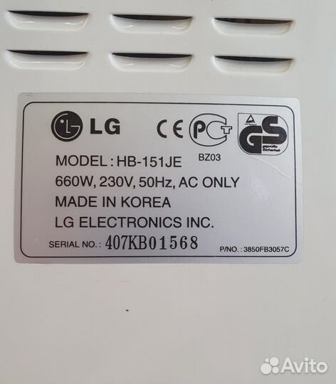 Хлебопечка lg