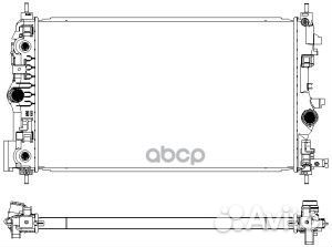 Радиатор охлаждения двигателя opel astra J 09