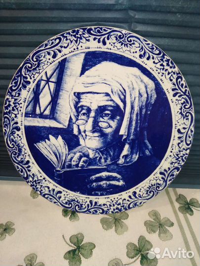 Домик Bols, тарелка Delft