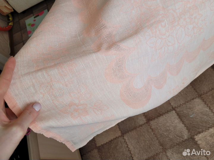 Скатерть текстильная - лён СССР