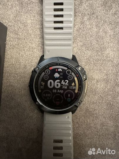 Часы garmin fenix 6x sapphire carbon grey DLC