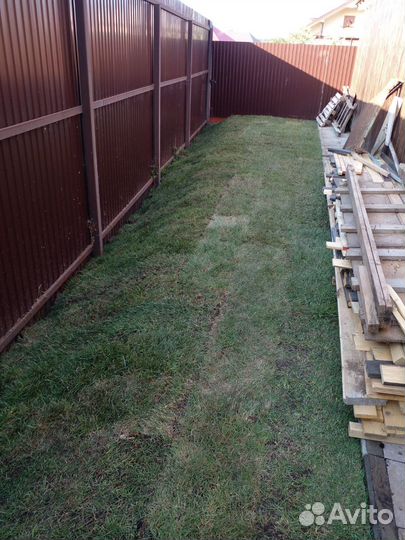 Укладка рулонного газона / гидропосев