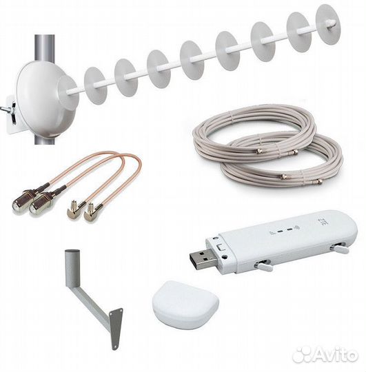 Комплект для усиления 4G интернета на дачу/ wifi