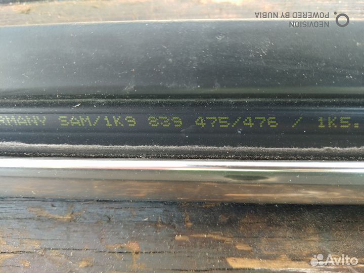 Молдинг стекла задний Фольксваген Гольф 6