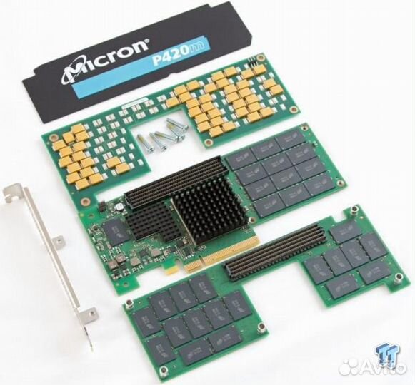 3.8Tb SSD NVMe Micron p420m 1.4Tb*2