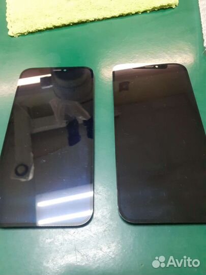 Дисплеи под переклейку 12/12pro царапанные сильно