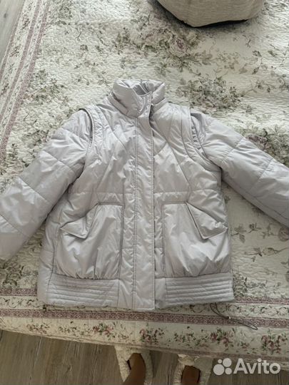 Куртка десткая оверсайз для девочки 140-146
