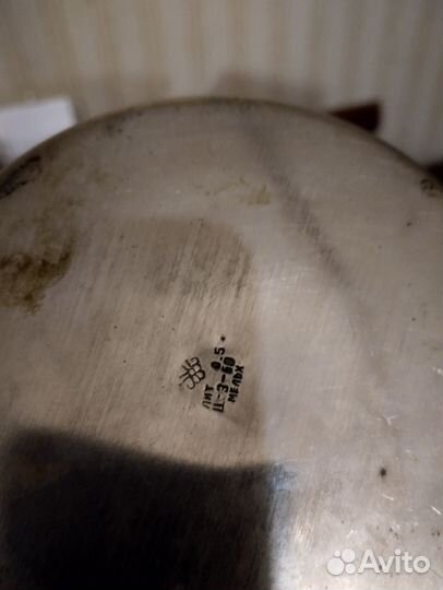 Чайник Мельхиор для самовара