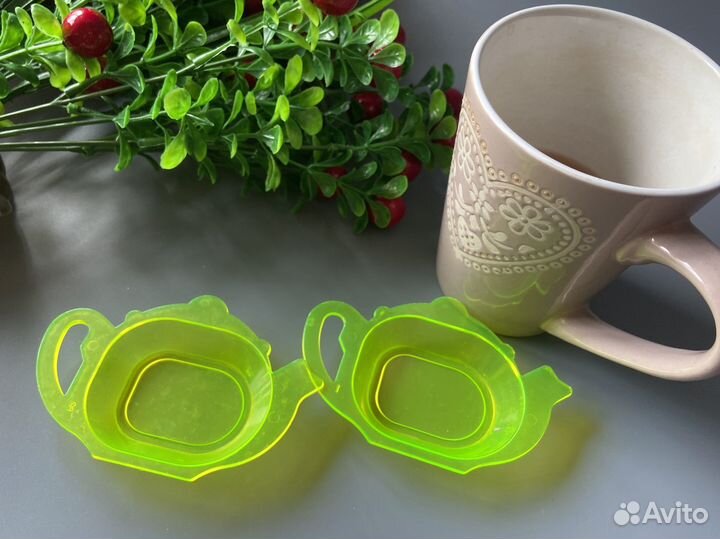 Подставка для чайных пакетиков пластик 2 шт