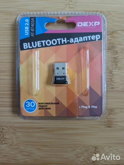 Bluetooth адаптер dexp at-bt403a