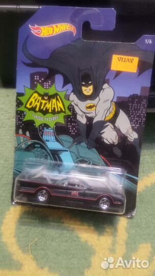 Машинка Hotwheels Batman (Бэтмен)