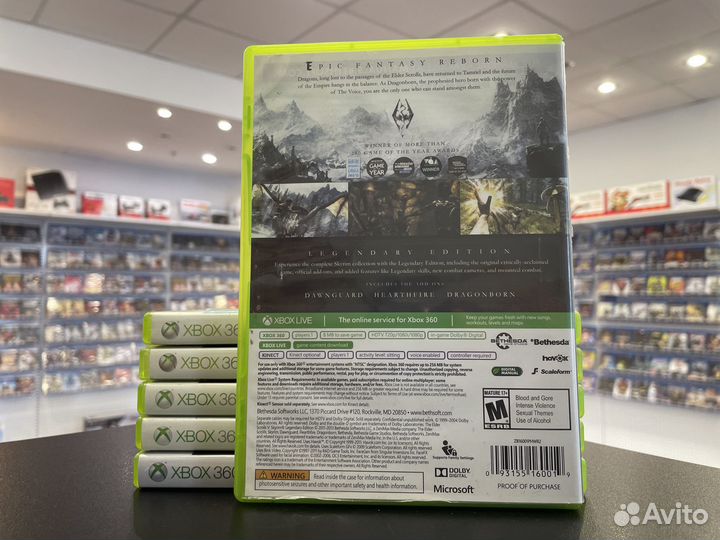 Elder Scrolls V Skyrim Legendary Edition Xbox 360