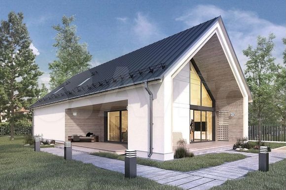 Дом 100 м² на участке 10 сот.