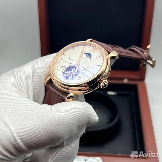 Часы золотые Vacheron Constantin White