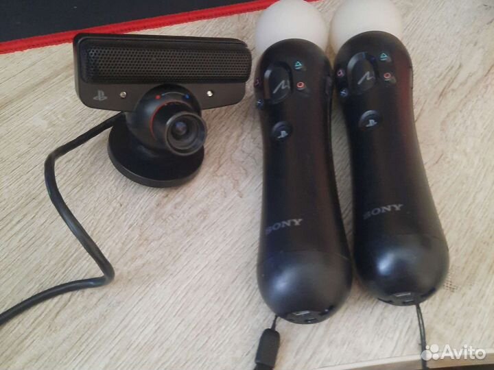 Джойстик ps move + камера ps3