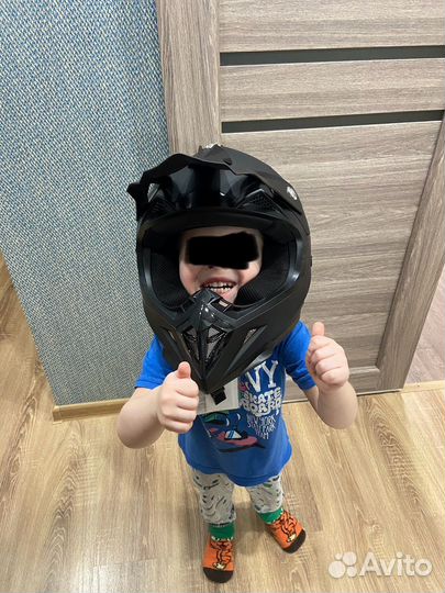 Новый кроссовый шлем XS детский