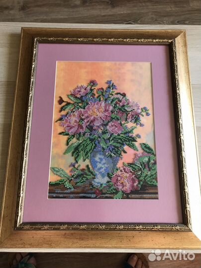Картина вышитая бисером
