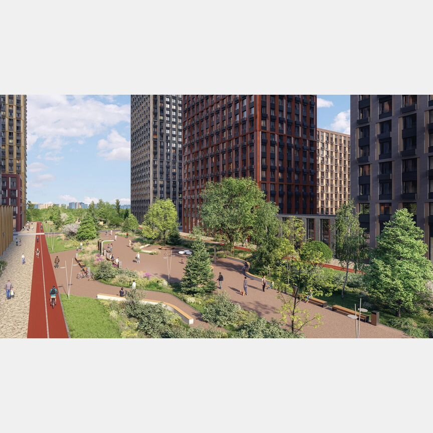 2-к. квартира, 58,8 м², 21/42 эт.