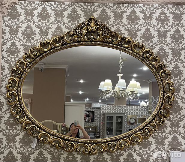 Зеркало овал Madame Royale (Италия) Миассмебель