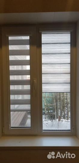 Рулонные шторы день ночь зебра D762H-F66131