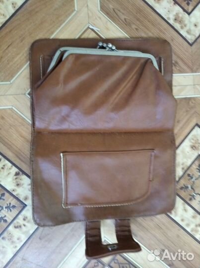 Кошелек СССР кожаный