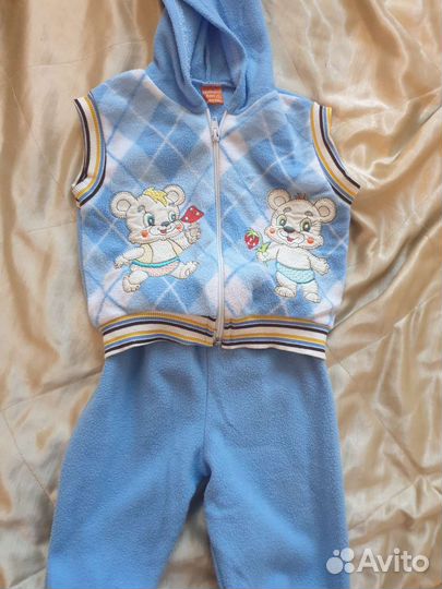 Костюмчики пакетом 9-12 месяцев