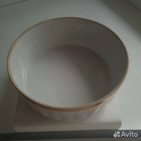 Винтажная вазочка из фарфора, позолота