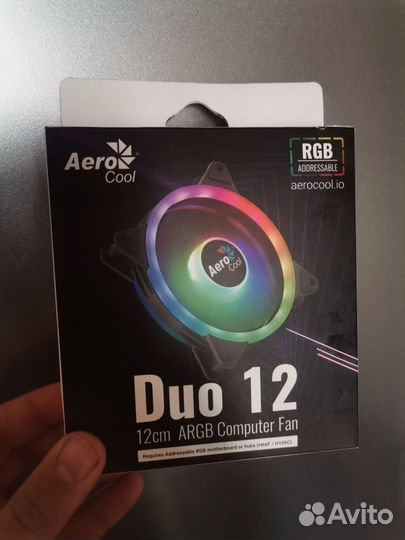 Argb вентилятор Aerocool Duo 120мм / 140мм