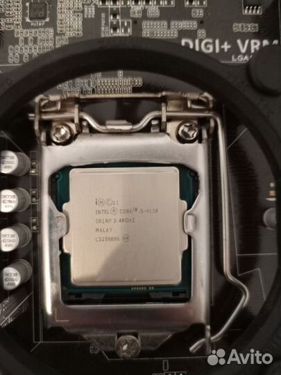 Процессор i3 4130, Материнская плата и Видеокарта