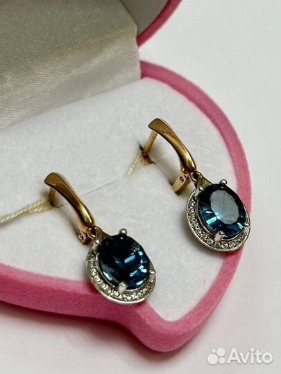 Золотые серьги проба 585 Арт.007582840124