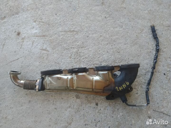 Коллектор выпускной(с датчиком) ом651 Мерседес Бен
