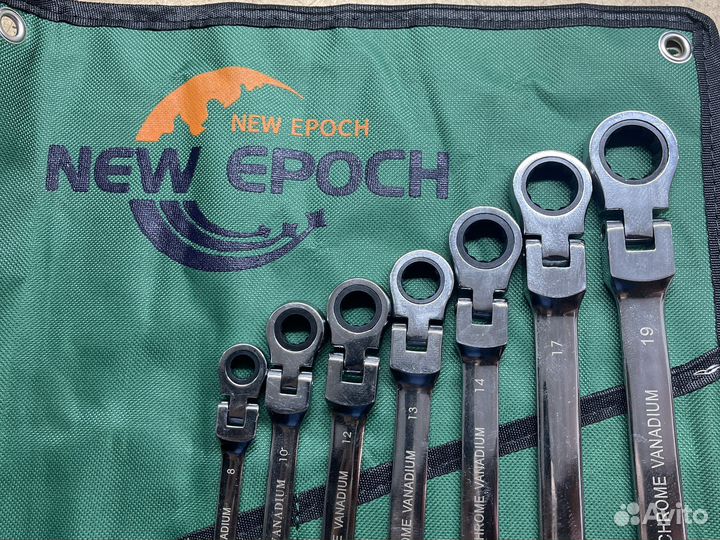 Набор инструмент Ключи с трещеткой