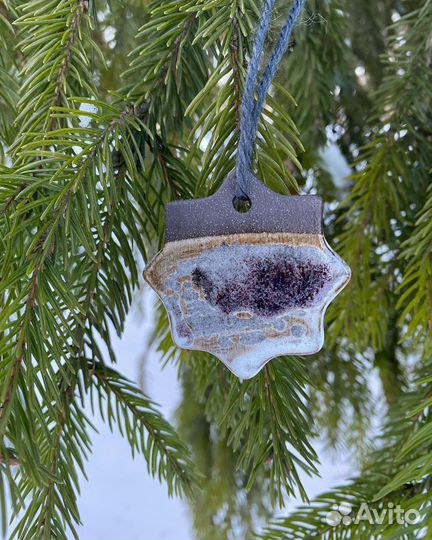 Ёлочные игрушки. Керамика ручной работы