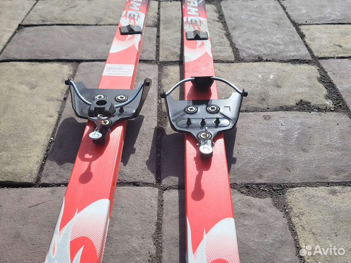 Детский лыжные комплект с креплением 130см