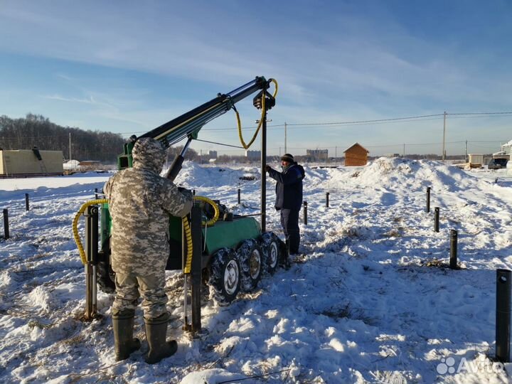 Винтовые сваи под ключ монтаж установка