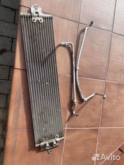 Масляный радиатор АКПП (Audi Q7 '08) с трубками