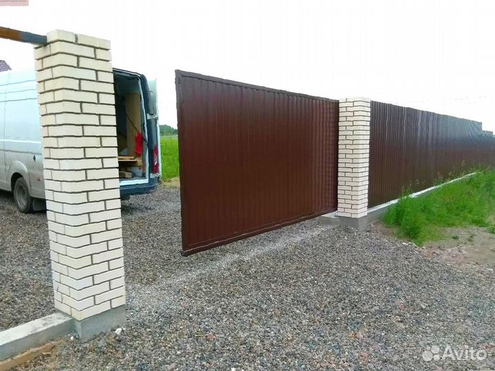 Откатные ворота механика