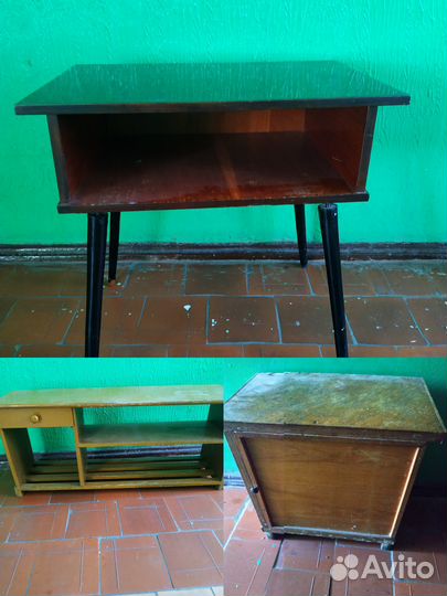 Книжная телефонная тумбочка СССР