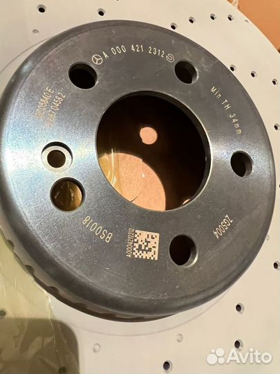 Диски тормозные Mercedes перед 0004212312