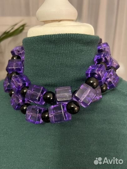 Винтажные бусы колье Etro