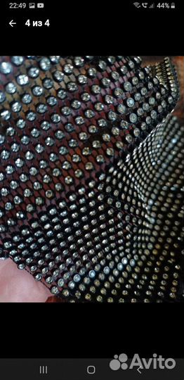 Маска со стразами